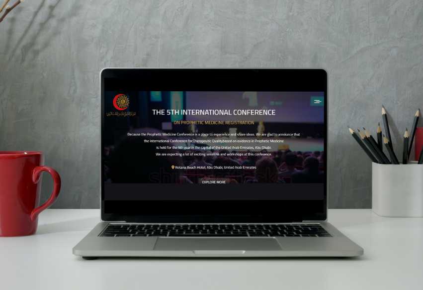 Aimstyle has launched the official website of the 5th Prophetic Medicine Conference in Abu Dhabi | Aimstyle Graphics